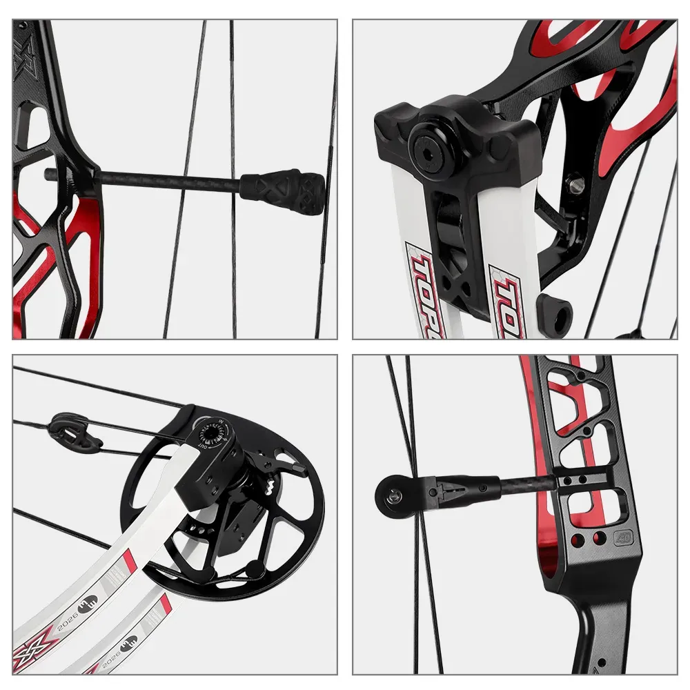 Topoint X 40 Target Compound Bow 40-60lbs Advanced CAM CNC LH RH