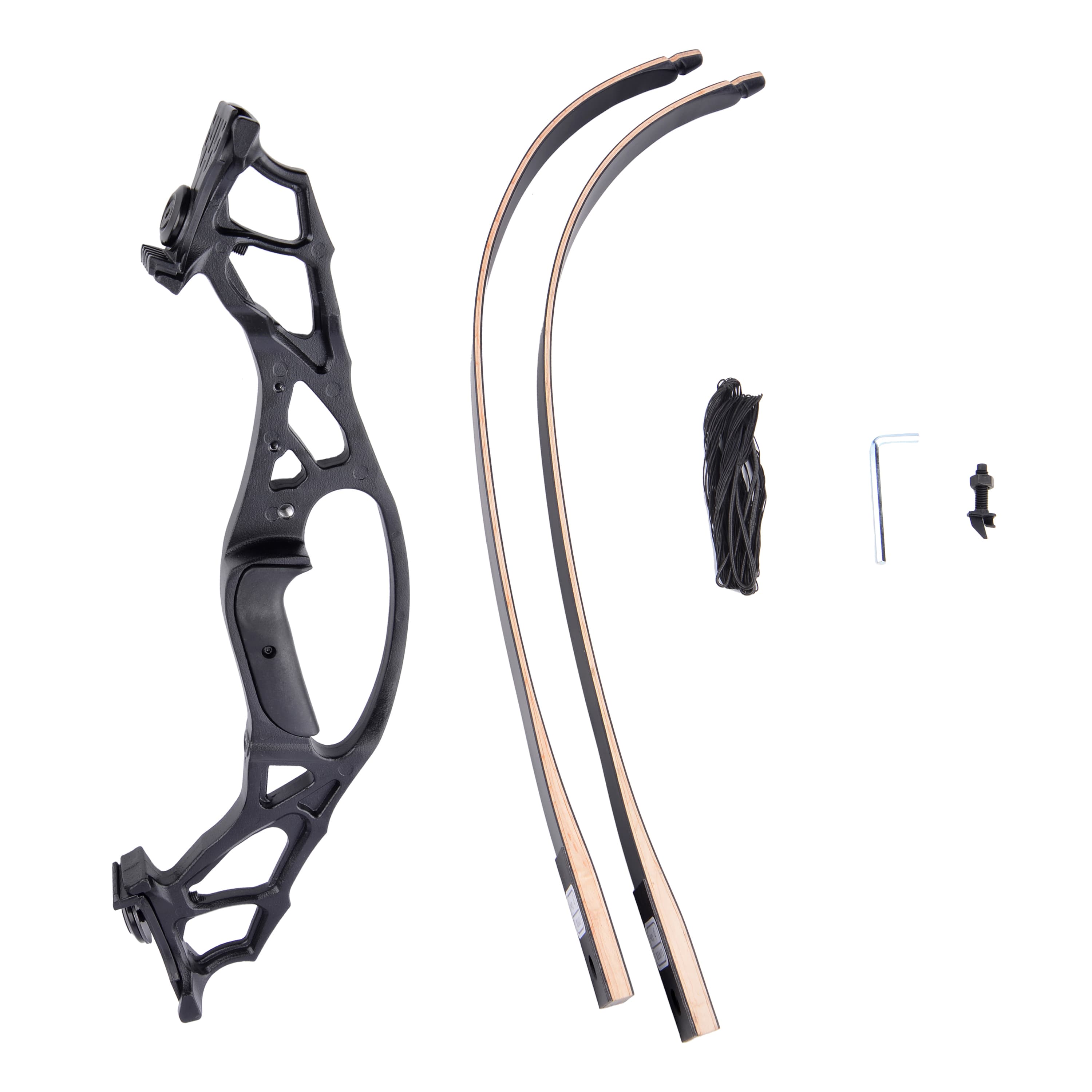 KAIMEI Takedown Recurve Bow Kit 62" 30-60lbs Adult Hunting