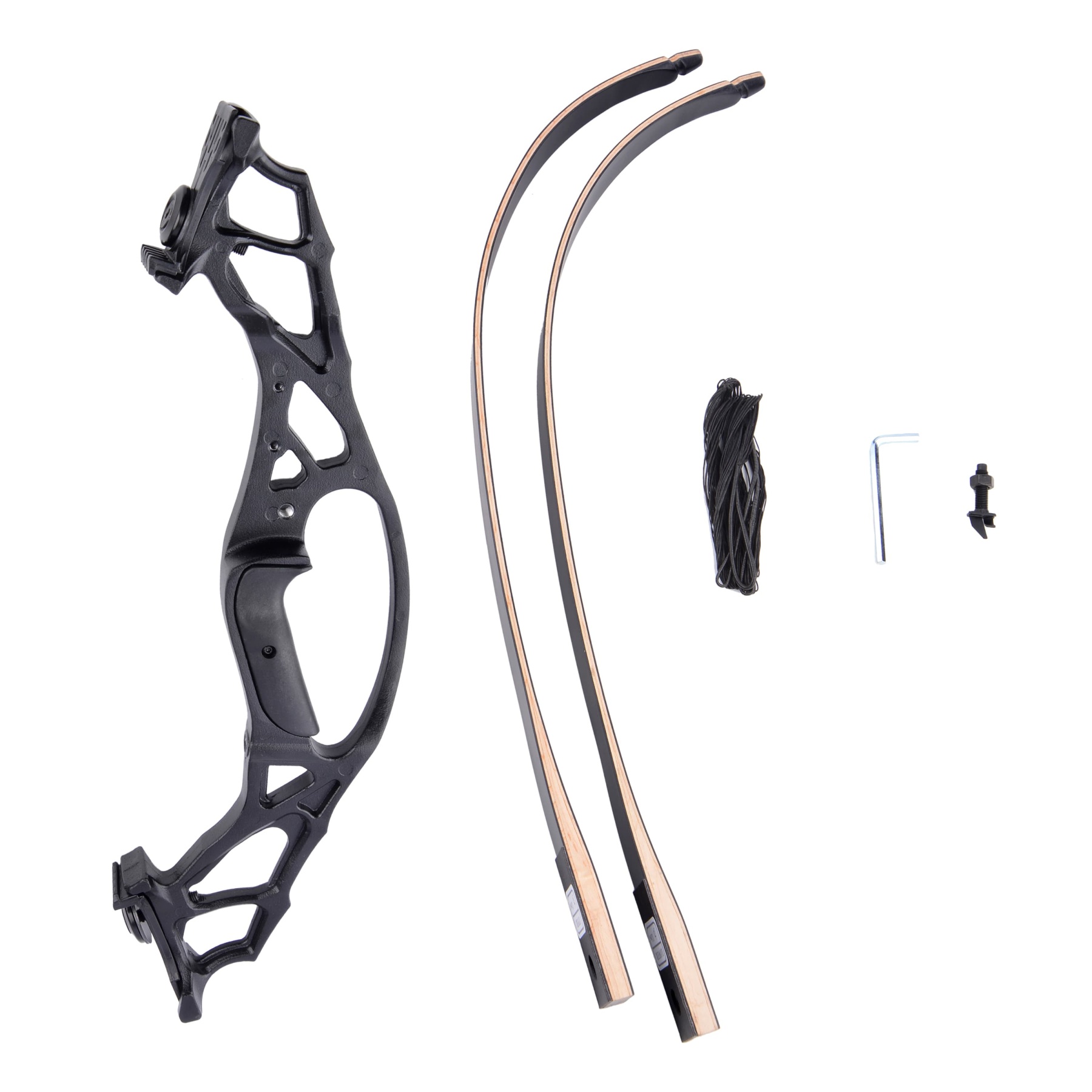 KAIMEI Takedown Recurve Bow Kit 62" 30-60lbs Adult Hunting