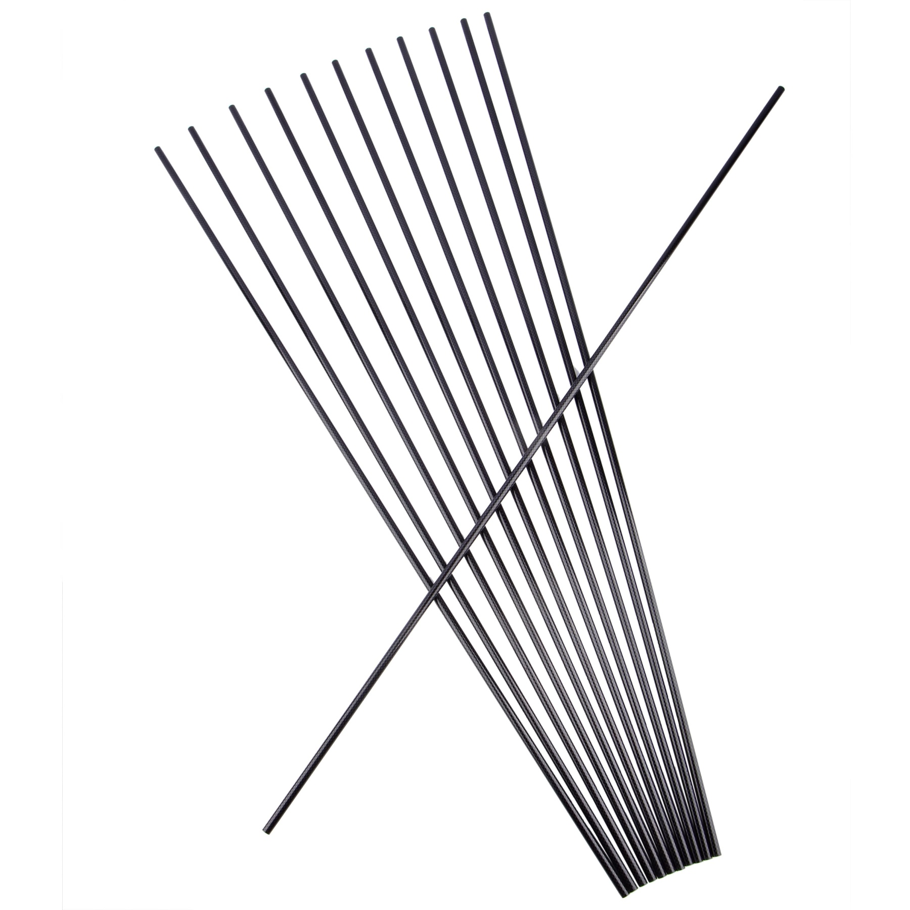 350 Spine 3K Pure Carbon Arrow Shafts ±.006" Straightness