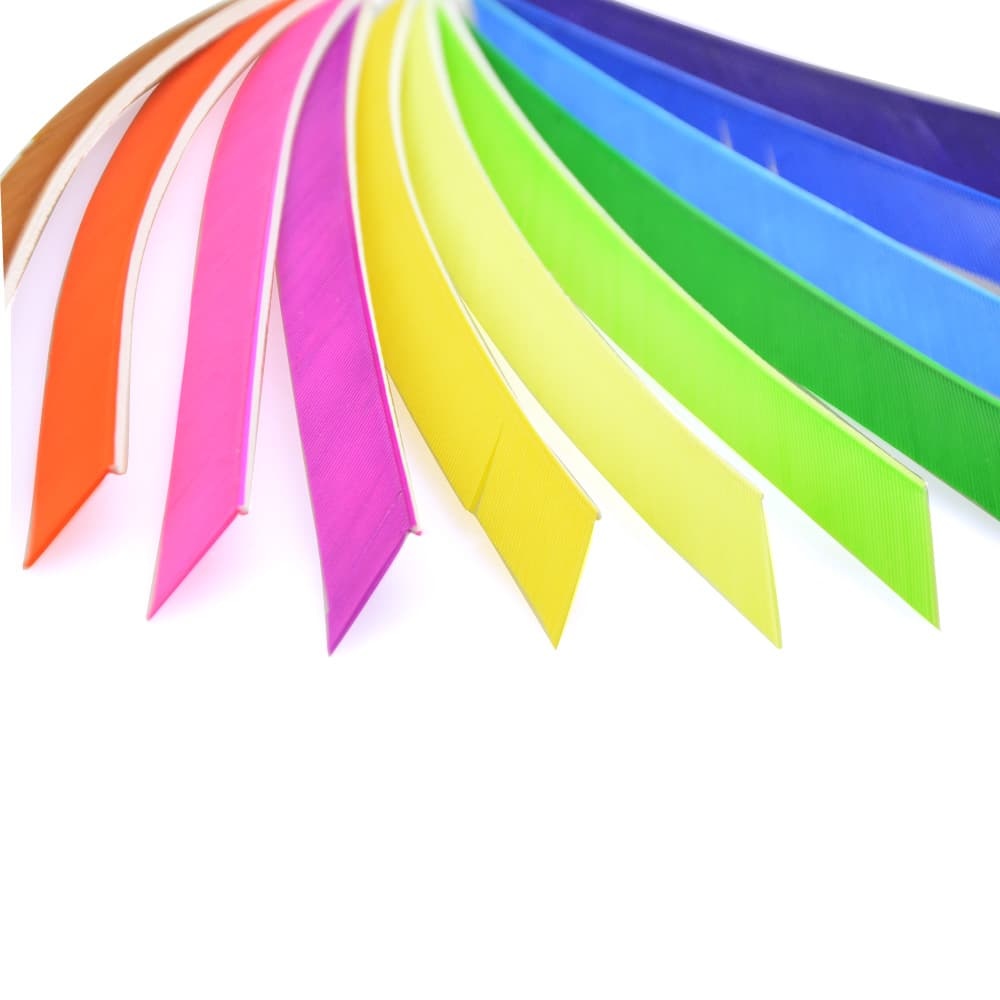 5" Right-Wing Turkey Feather Fletching for Archery Arrows