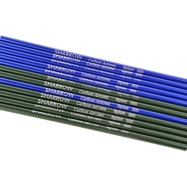 500 spine blue/green carbon arrow shaft for hunting
