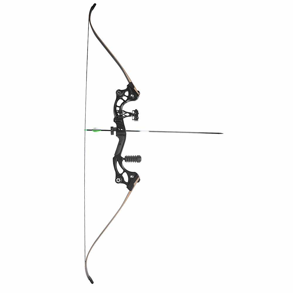 Junxing Archery F163 Takedown Recurve Bow is a high-performance bow designed for archers of all levels. With a 64" AMO length and adjustable draw weight (30-55lbs), this bow delivers power and precision for hunting, fishing, target practice, and outdoor sports.