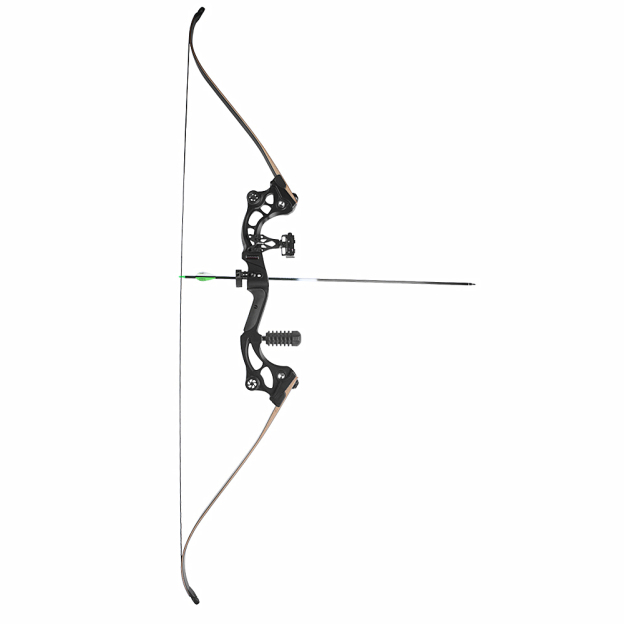 Junxing Archery F163 Takedown Recurve Bow is a high-performance bow designed for archers of all levels. With a 64" AMO length and adjustable draw weight (30-55lbs), this bow delivers power and precision for hunting, fishing, target practice, and outdoor sports.