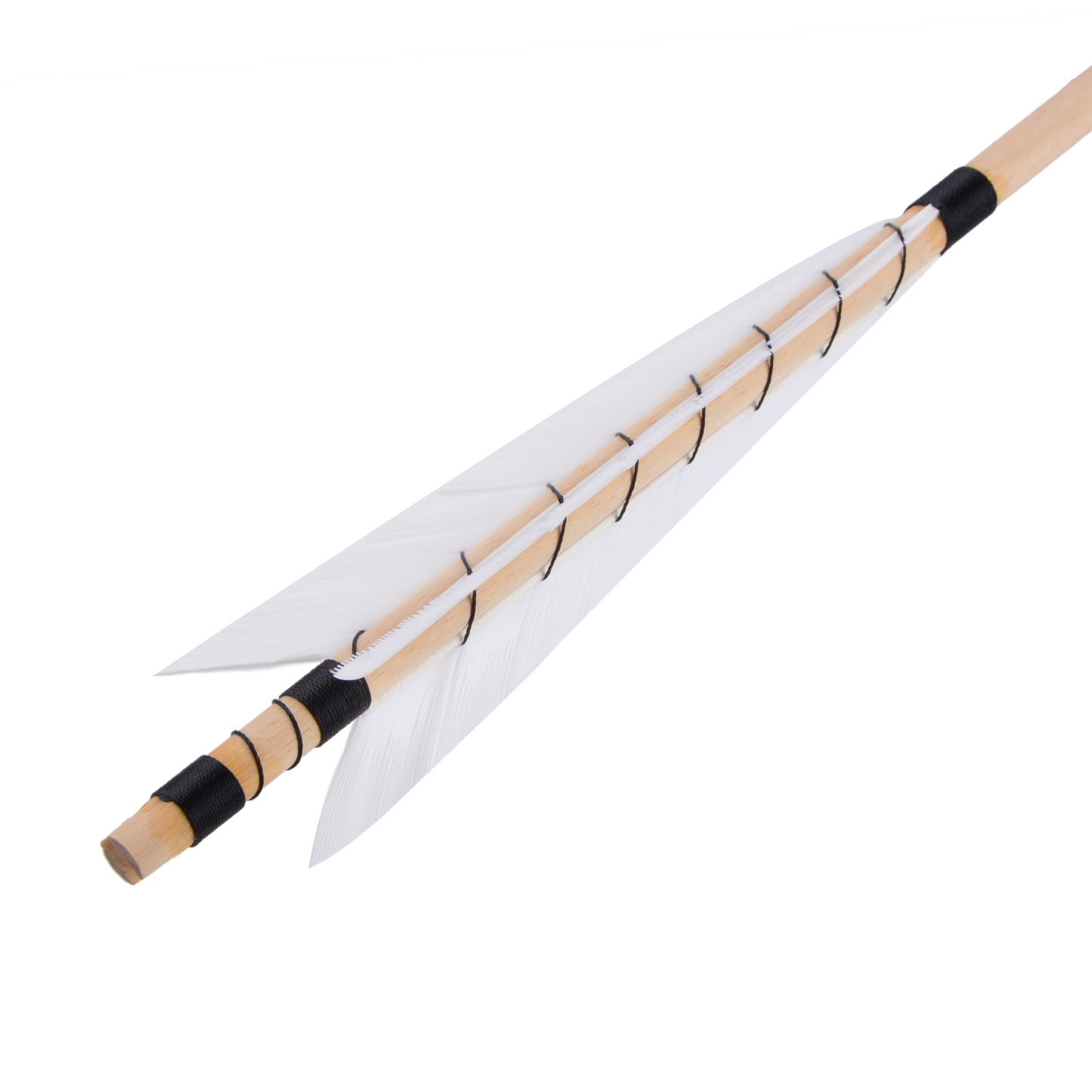 Wooden Arrows 32 inch Feathers Traditional Longbow Archery