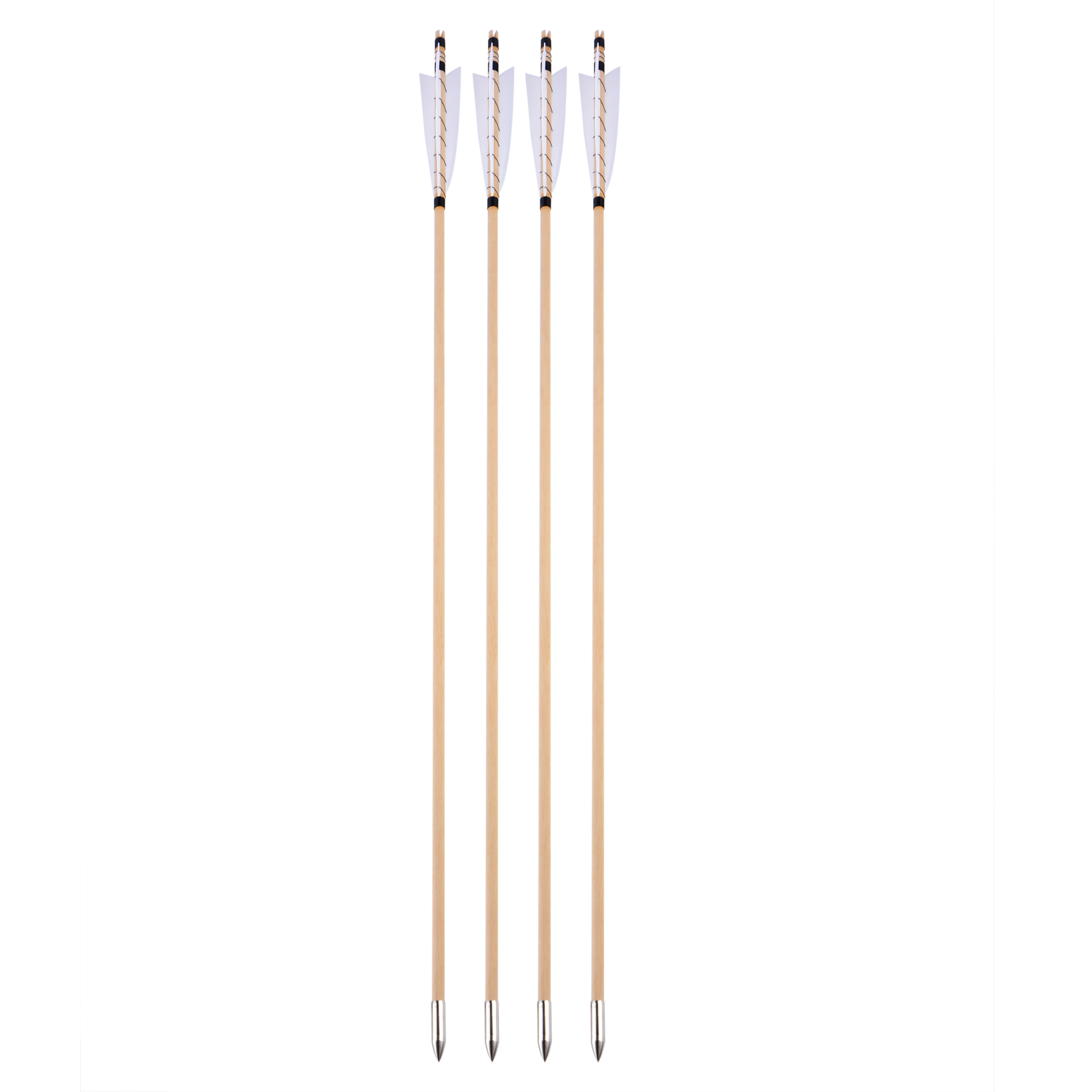 Wooden Arrows 32 inch Feathers Traditional Longbow Archery
