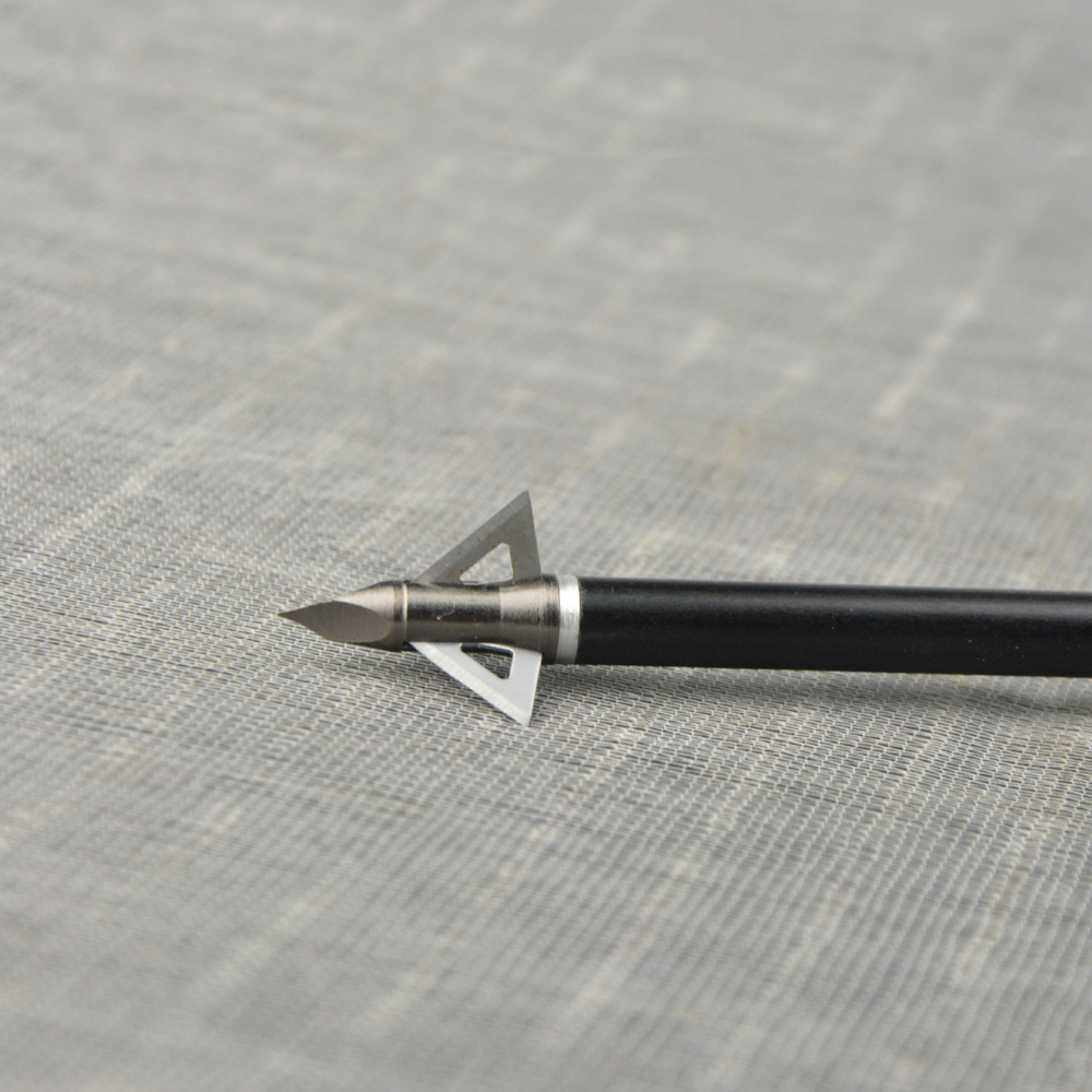 100 Grain Hunting Broadheads Precision Stainless Steel Arrow Tips