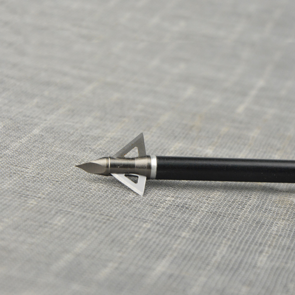 100 Grain Hunting Broadheads Precision Stainless Steel Arrow Tips