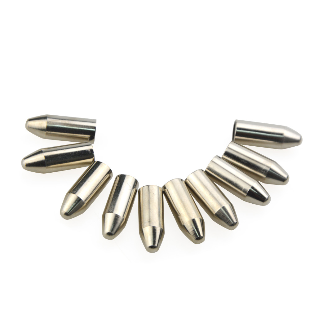 Stainless Steel Blunt Arrow Points 8mm Target Practice Tips Safe