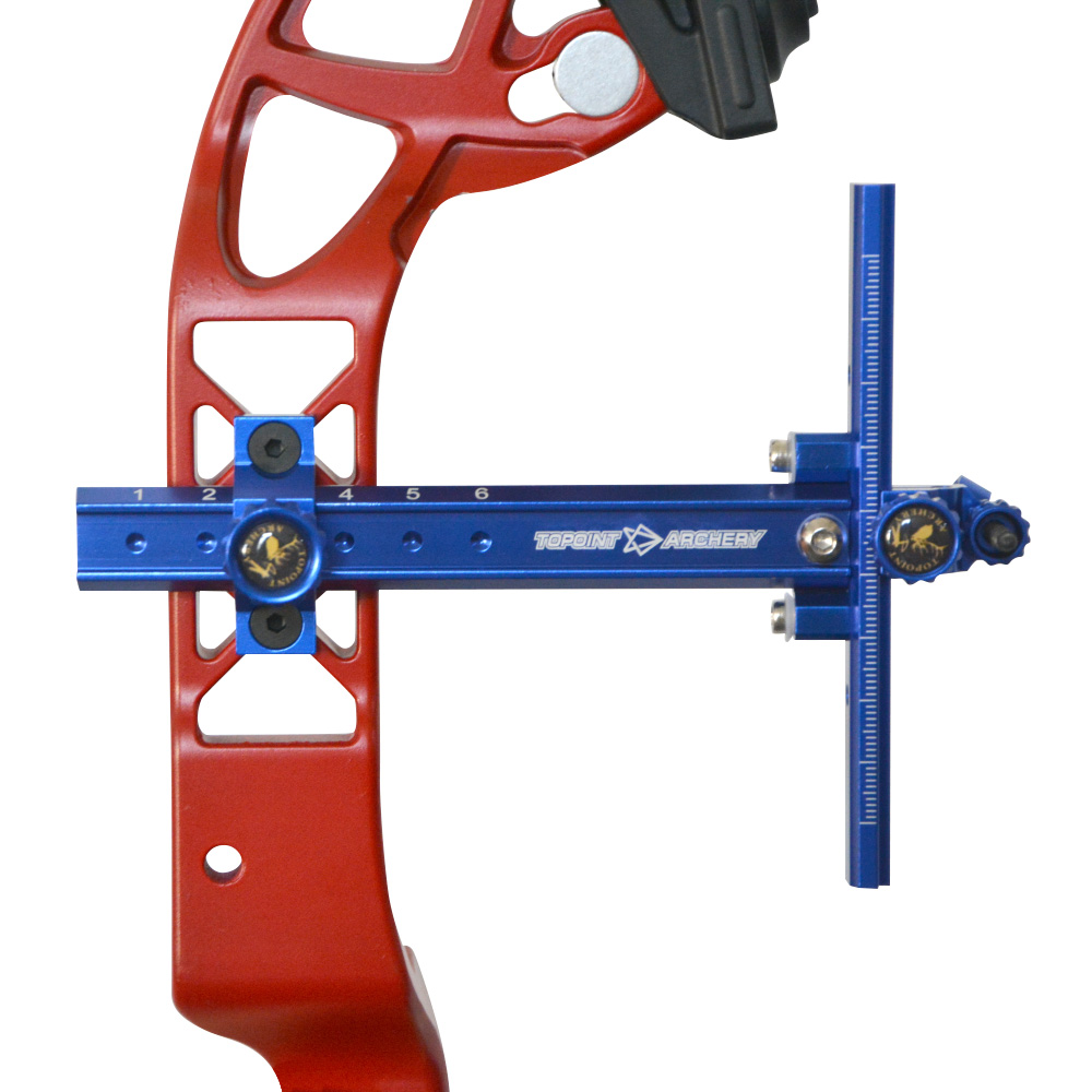 TOPOINT TR1007 Recurve Bow Sight for Target Practice RH LH