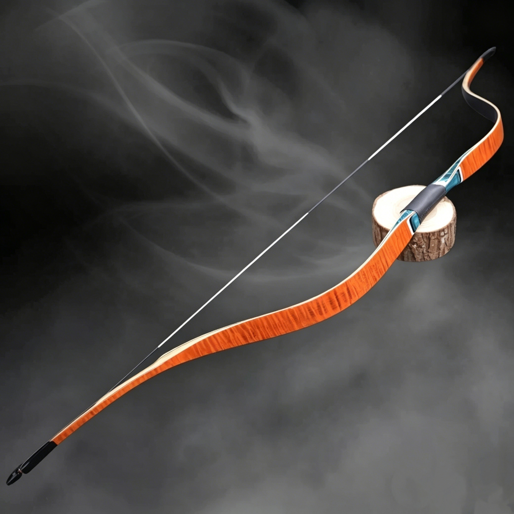 AF Xiao Zhuran 3K Carbon Traditional Bow 61″ Recurve 20–50lbs Foam Core