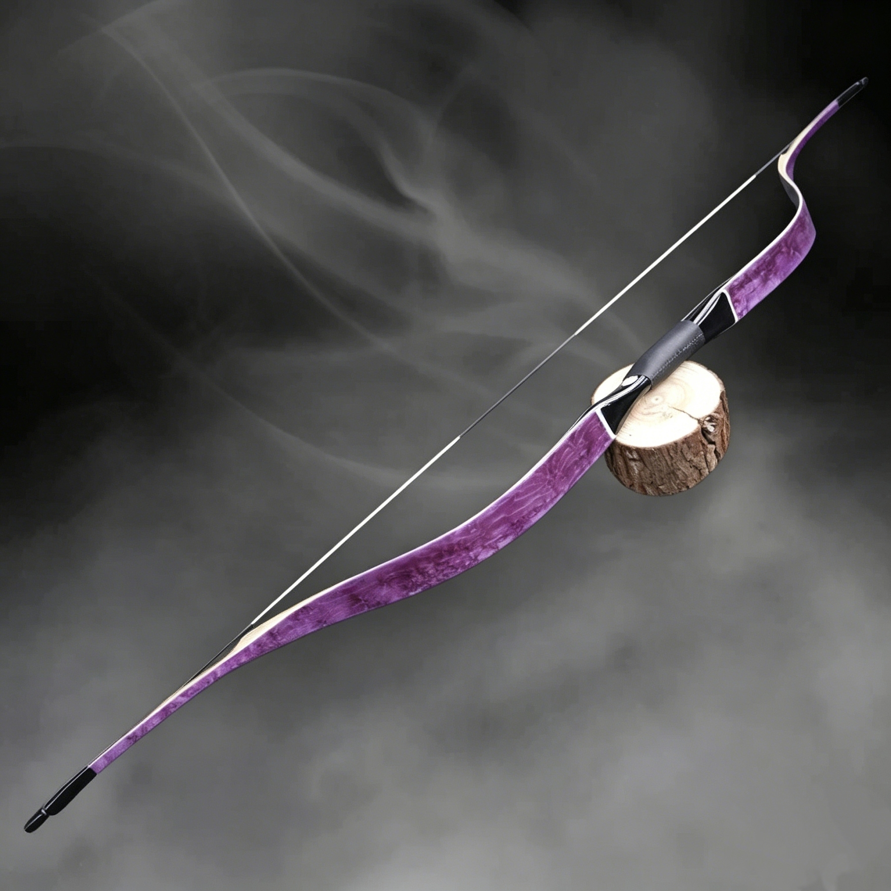 AF Xiao Zhuran 3K Carbon Traditional Bow 61″ Recurve 20–50lbs Foam Core