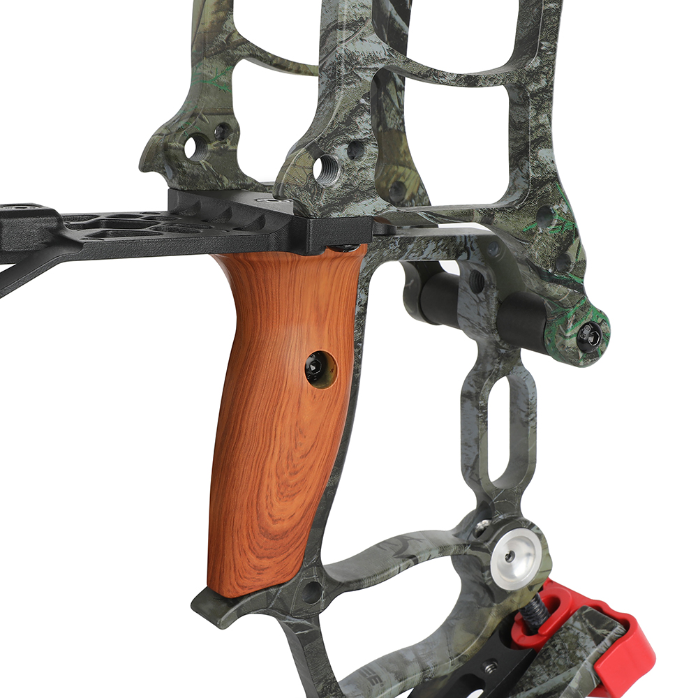 JUNXING Forest Camo Dual-Use Compound Bow Kit 30–70 lbs with Carbon Arrows & Steel Balls