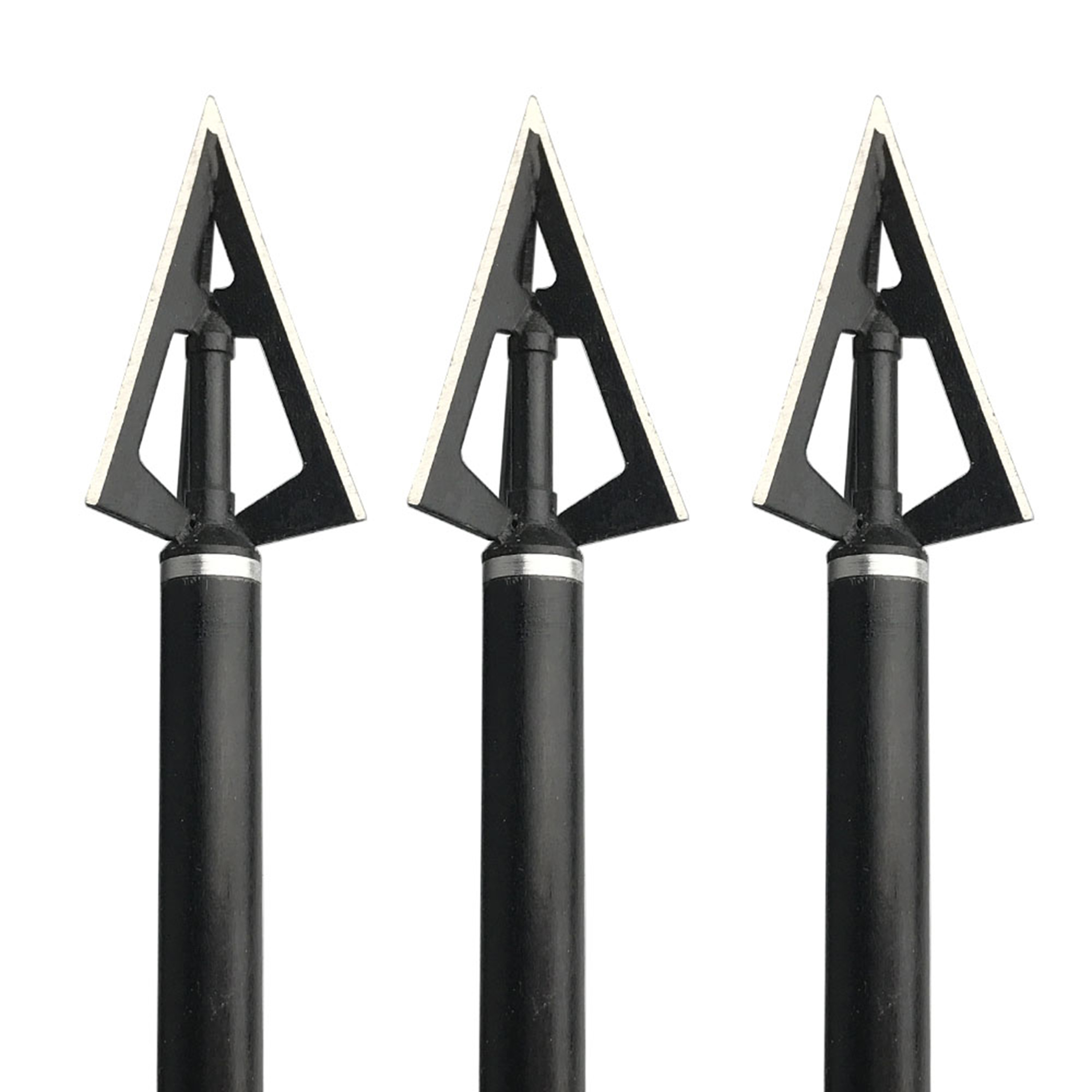 Archery 3-Blade Hunting Broadheads 100 Grain Fixed Blade Arrow Tips