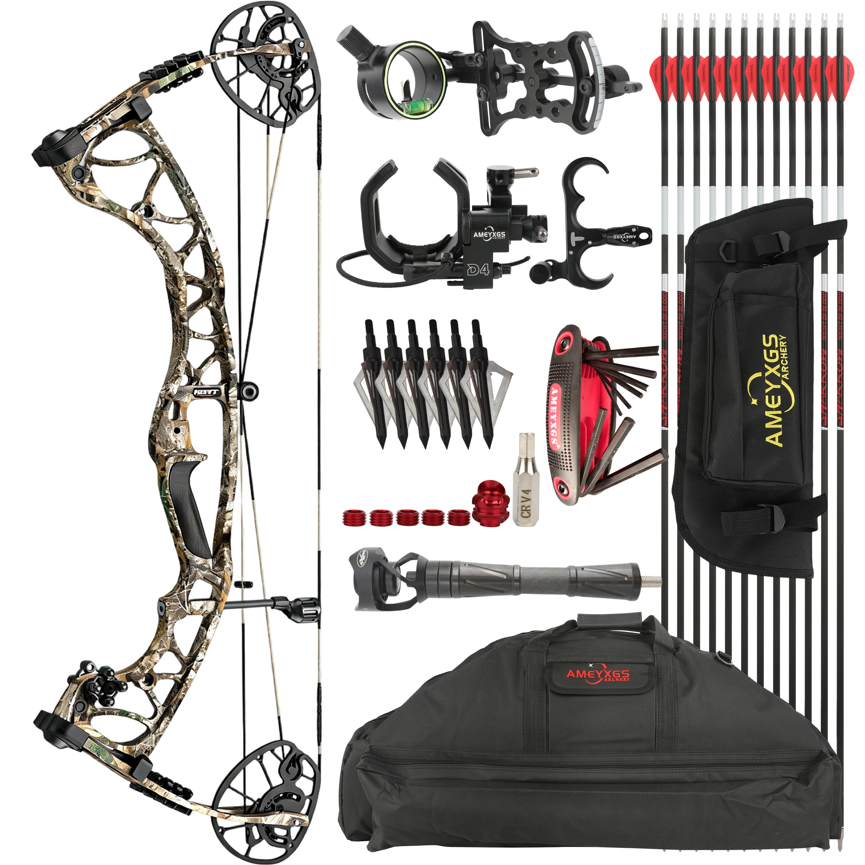 HOYT Compound Bow 40-70lbs Archery Target Kit Shooting