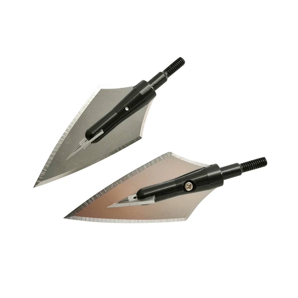 160 Grain Non-Vented Hunting Broadheads 12pcs, One-Piece Machined