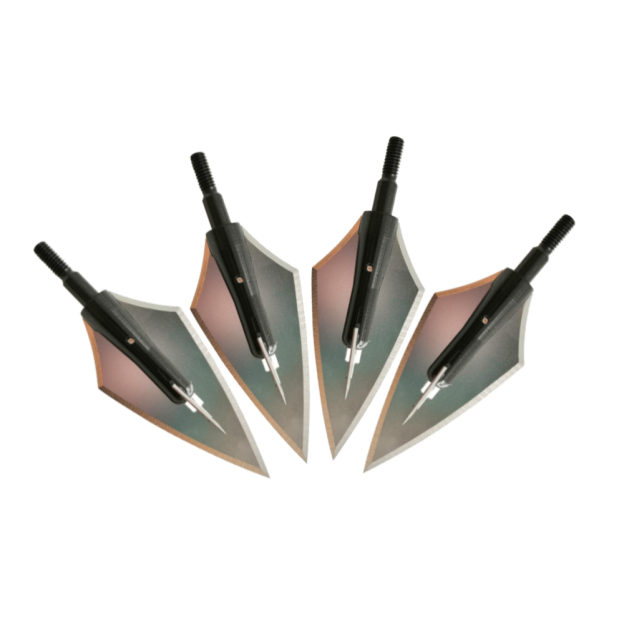 160 Grain Non-Vented Hunting Broadheads 12pcs, One-Piece Machined