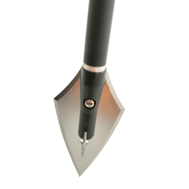 160 Grain Non-Vented Hunting Broadheads 12pcs, One-Piece Machined