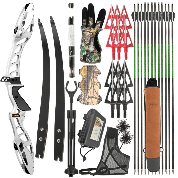 JUNIXNG H10 Hunting Recurve Bow Takedown Bow Set 25-50LBS