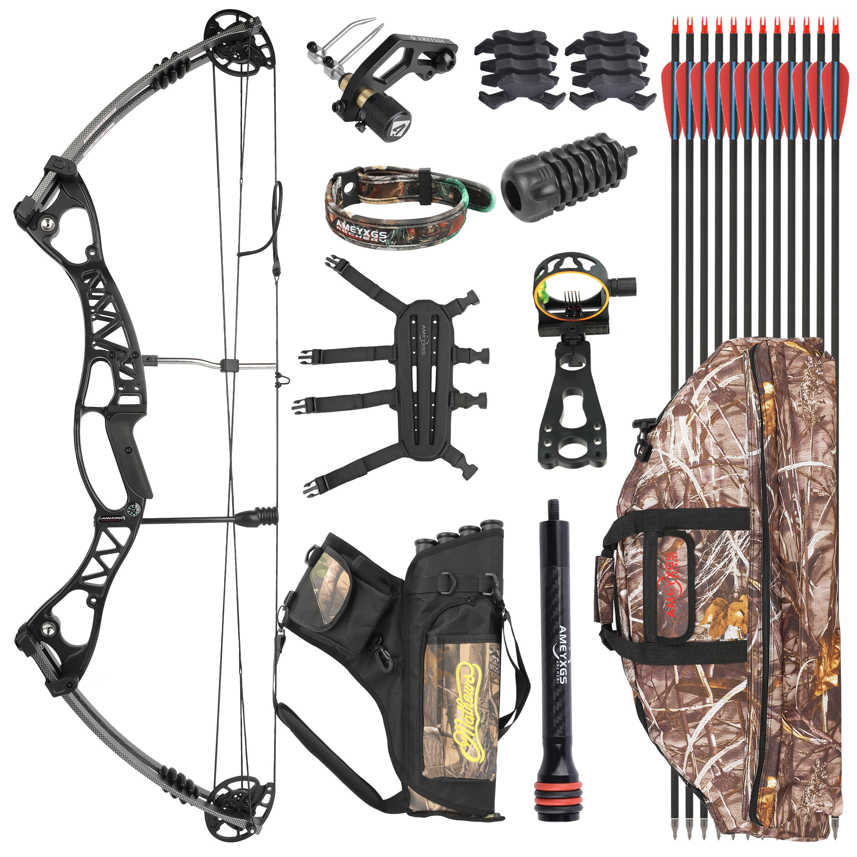 JUNXING Compound Bow 40-60lbs Archery Shooting M106