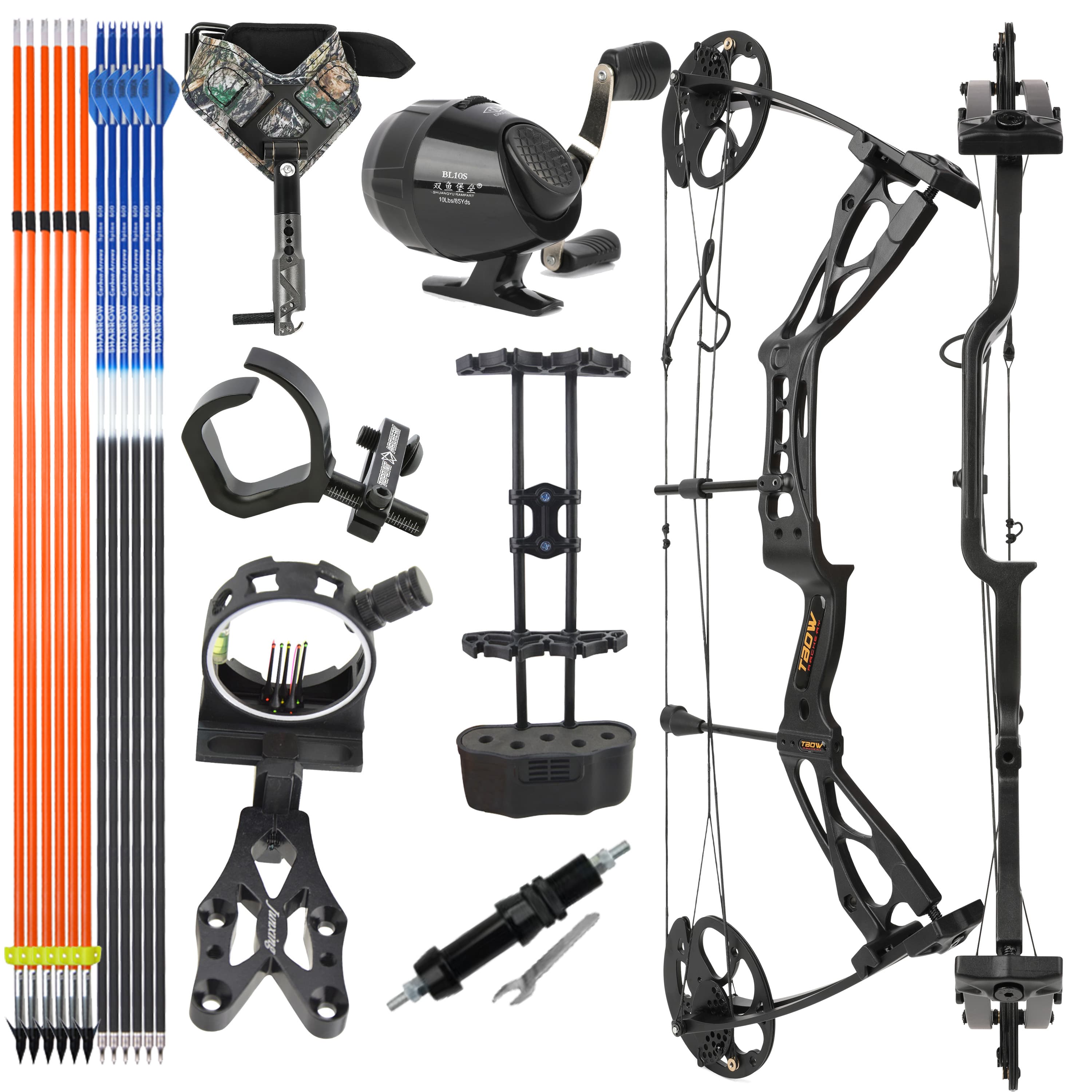JUNXING M133 Compound Bow  0-70lbs Hunting Archery 