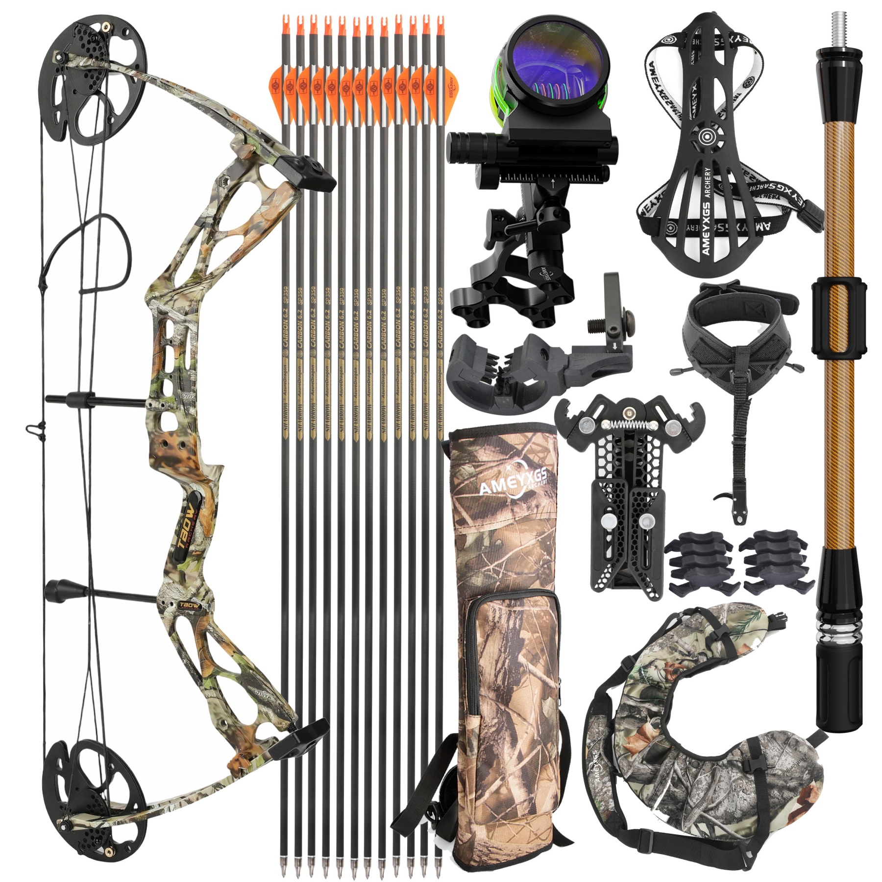 JUNXING M133 Compound Bow  0-70lbs Hunting Archery  Shooting