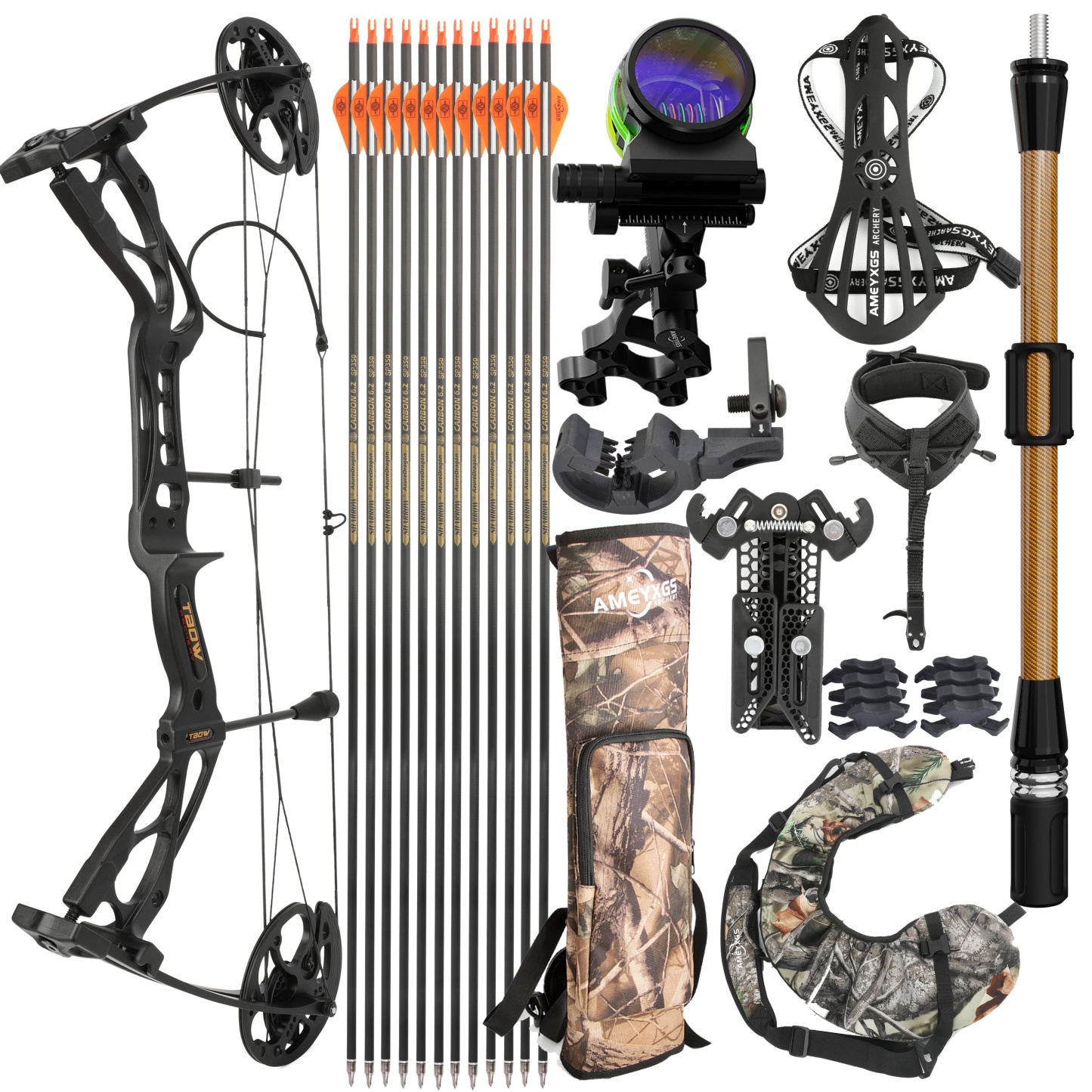 JUNXING M133 Compound Bow  0-70lbs Hunting Archery  Shooting