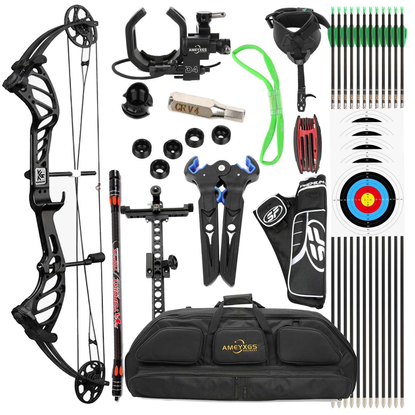 LWANO Hunting Compound Bow Set for Adults and Teens 15-30lbs