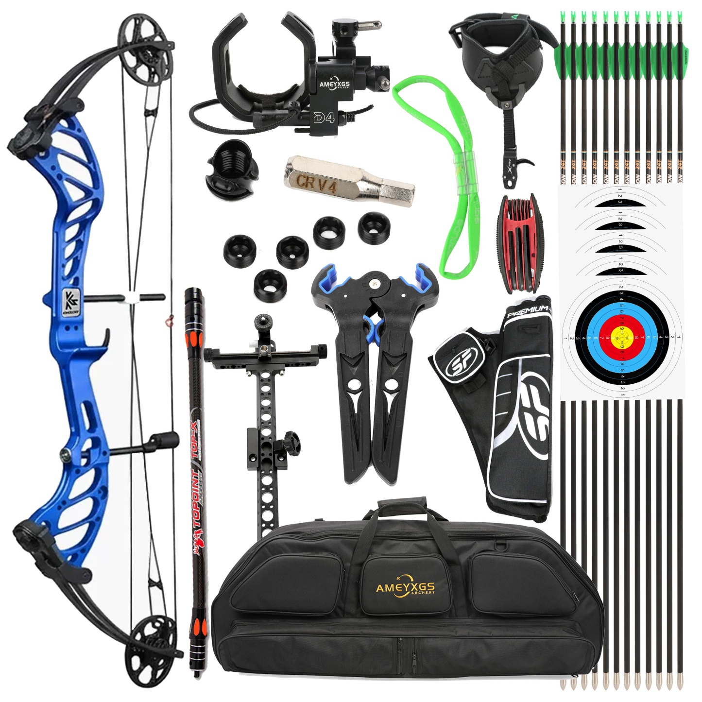LWANO Hunting Compound Bow Set for Adults and Teens 15-30lbs