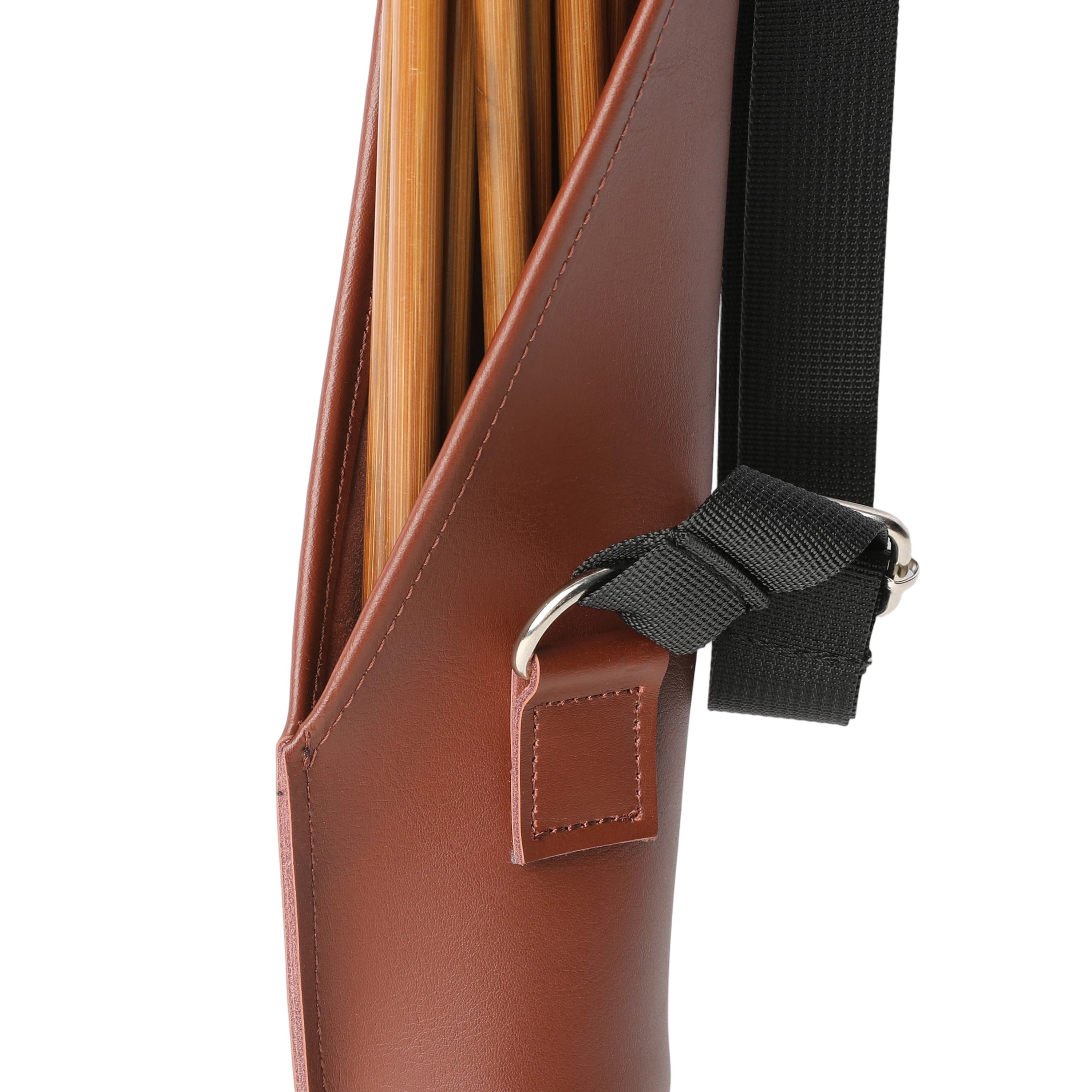 Leather Archery Quiver 15+Arrow Hunting & Target 