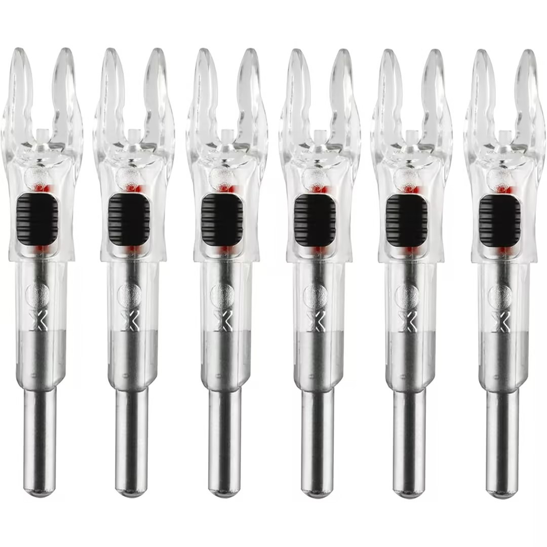 Lighted Nocks for Arrows LED Arrow Nock X/5.2 with Bushings 6PCS