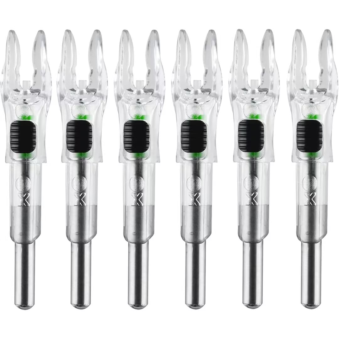 Lighted Nocks for Arrows LED Arrow Nock X/5.2 with Bushings 6PCS