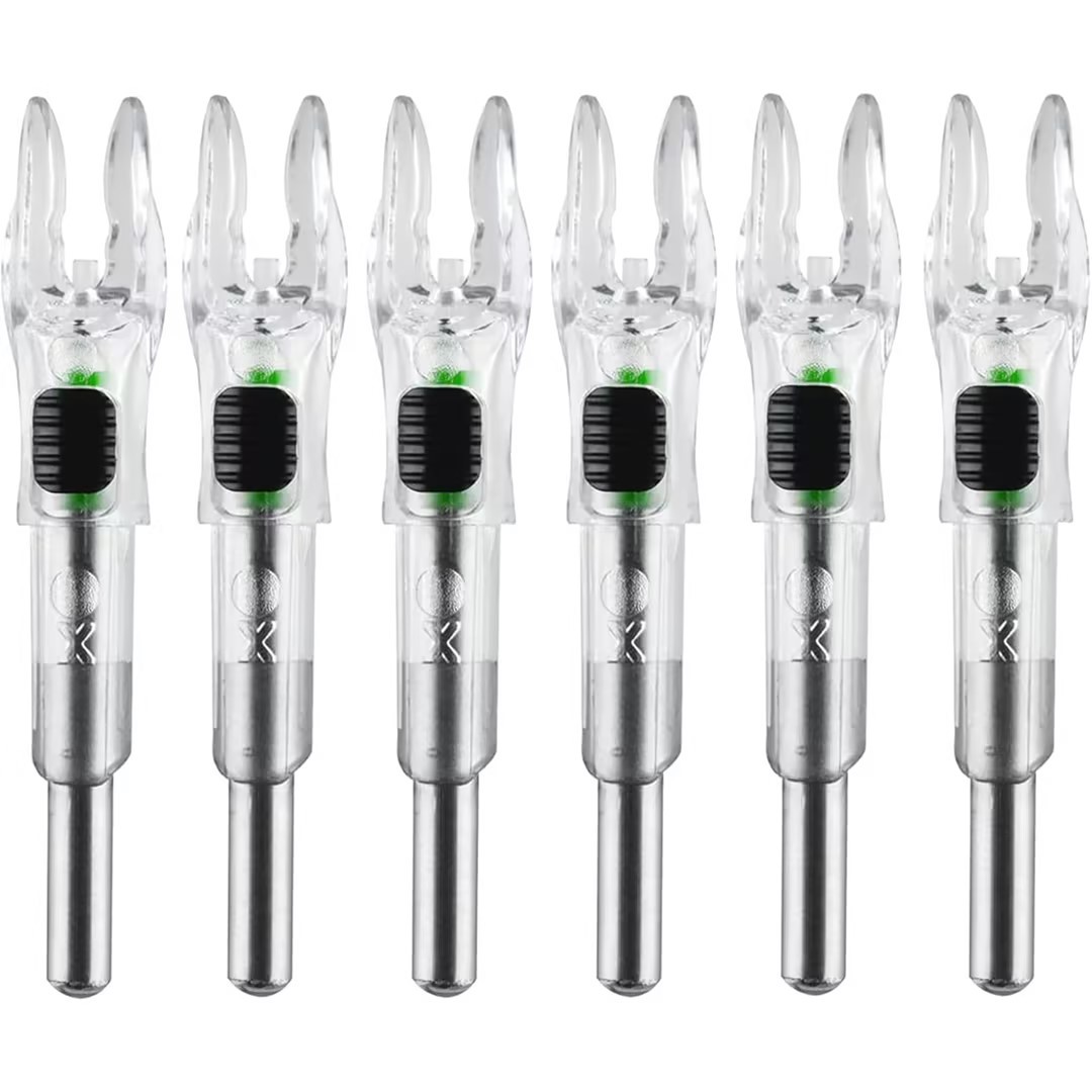 Lighted Nocks for Arrows LED Arrow Nock X/5.2 with Bushings 6PCS