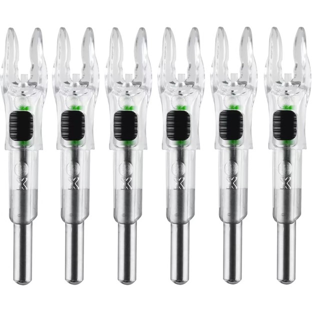 Lighted Nocks for Arrows LED Arrow Nock X/5.2 with Bushings 6PCS
