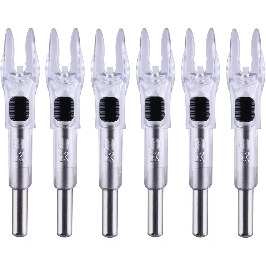Lighted Nocks for Arrows LED Arrow Nock X/5.2 with Bushings 6PCS