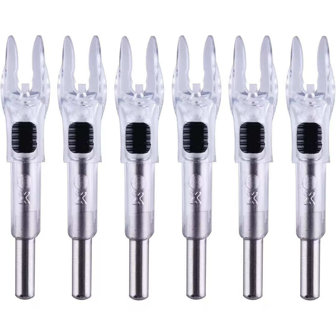 Lighted Nocks for Arrows LED Arrow Nock X/5.2 with Bushings 6PCS