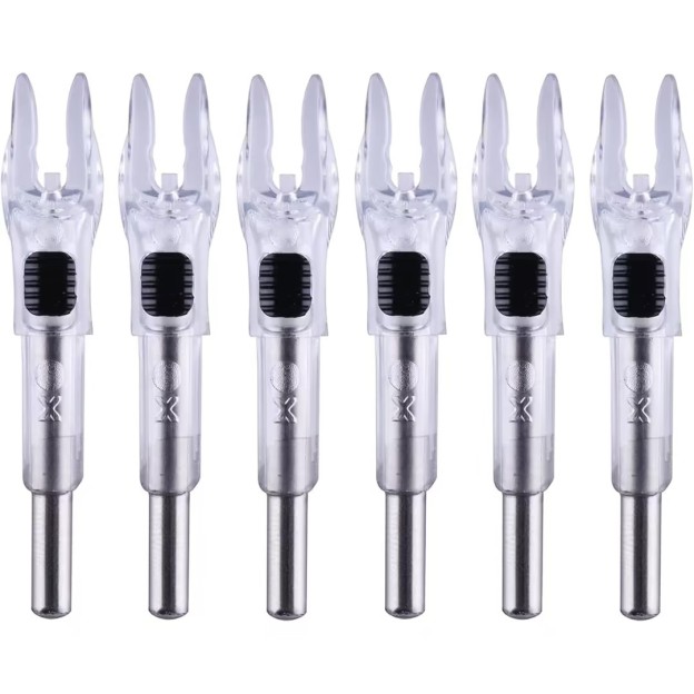 Lighted Nocks for Arrows LED Arrow Nock X/5.2 with Bushings 6PCS