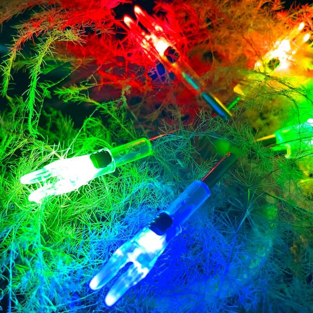 Lighted Nocks for Arrows LED Arrow Nock X/5.2 with Bushings 6PCS