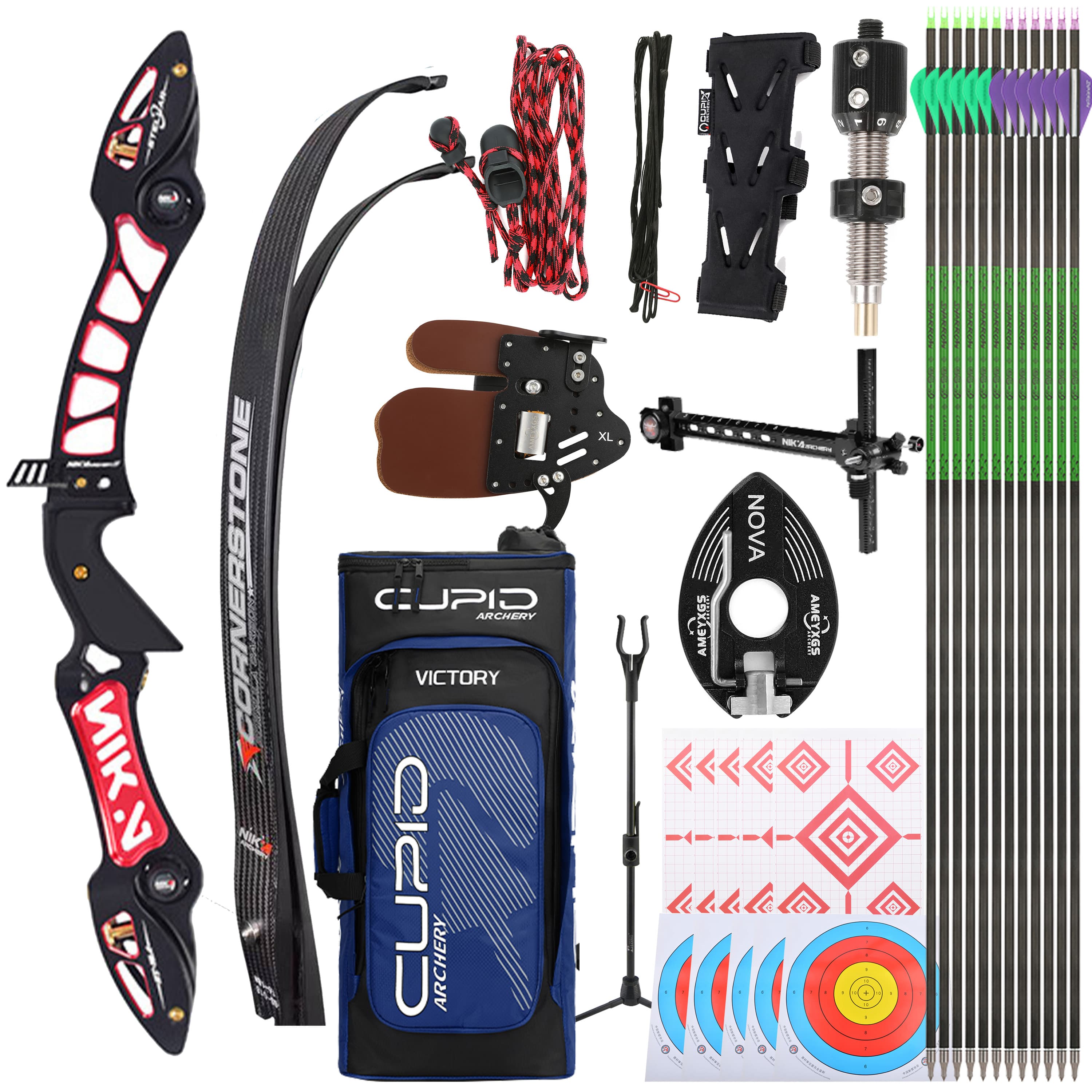 NIKA ARCHERY ET-15A 68inch ILF Recurve Bow RH Takedown Bow