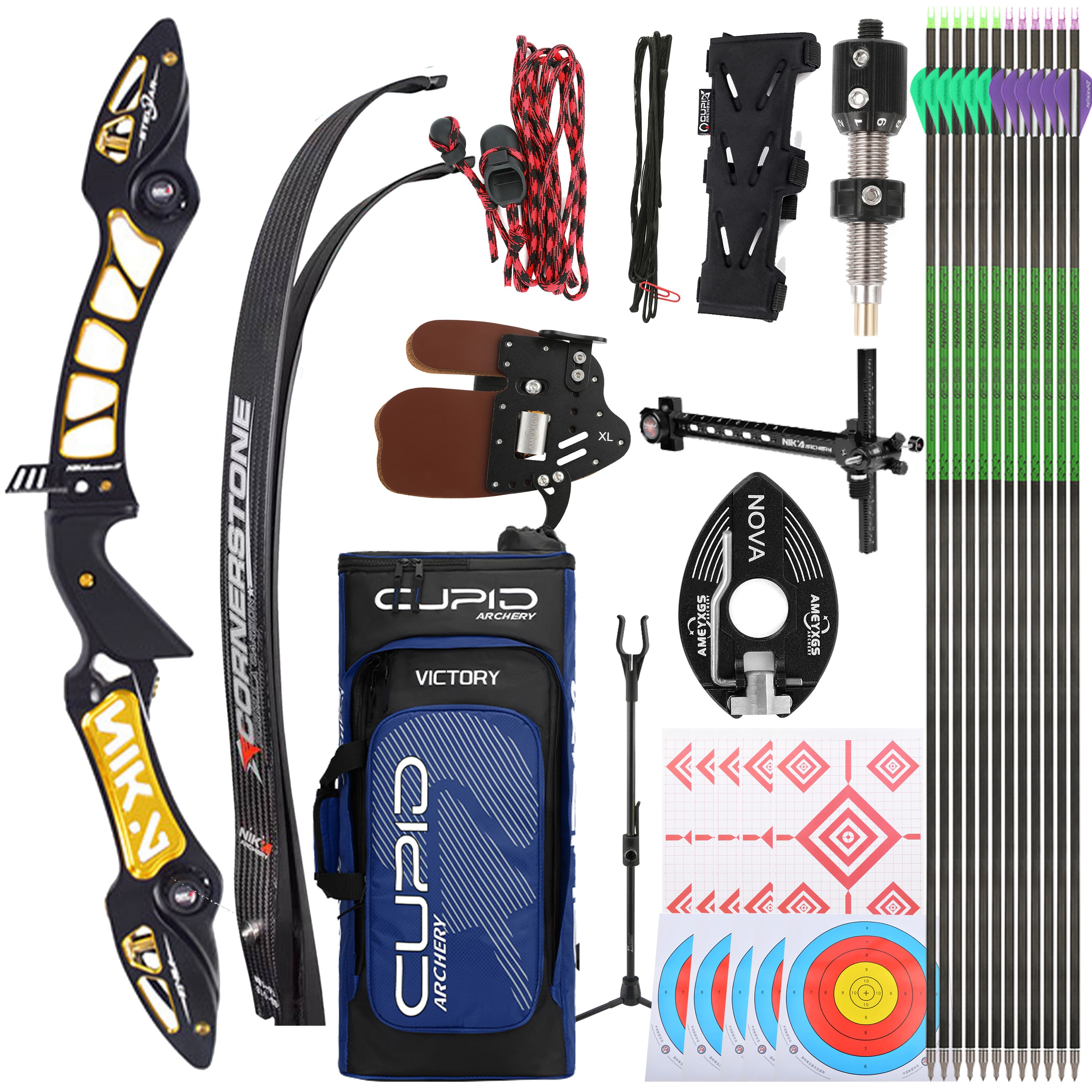 NIKA ARCHERY ET-15A 68inch ILF Recurve Bow RH Takedown Bow