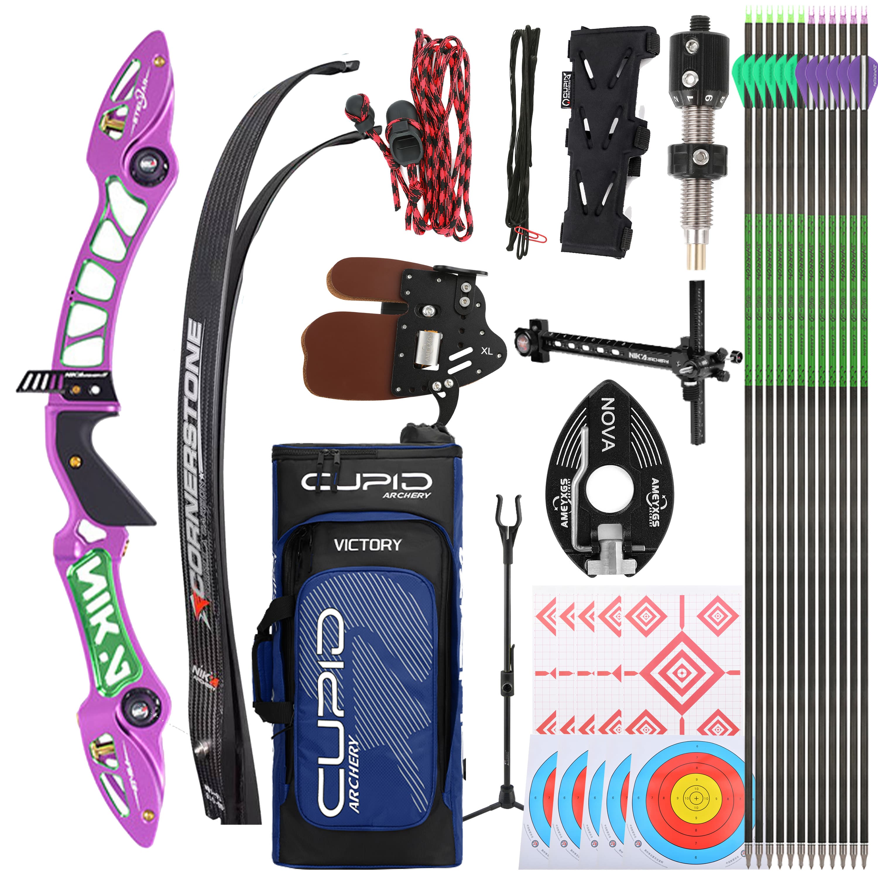 NIKA ARCHERY ET-15A 68inch ILF Recurve Bow RH Takedown Bow