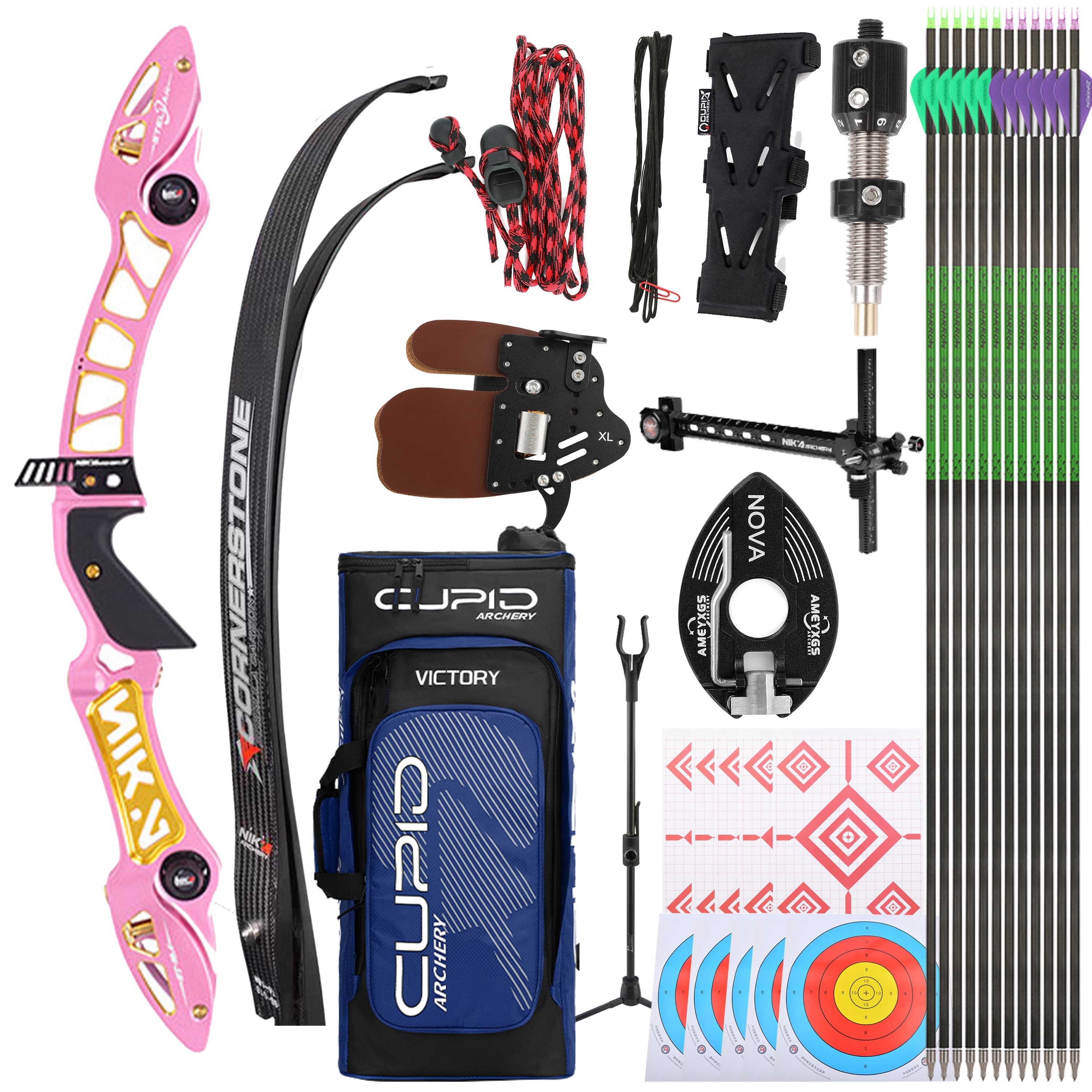 NIKA ARCHERY ET-15A 68inch ILF Recurve Bow RH Takedown Bow
