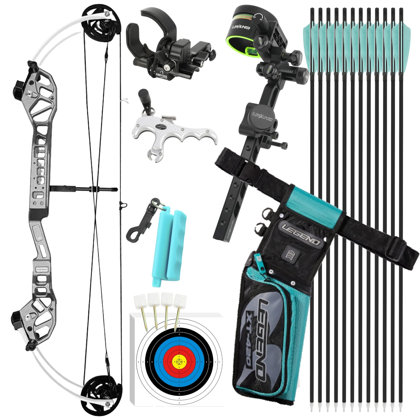 PANDARUS 30-45LBS Competitive Compound Bow Archery Shooiting 