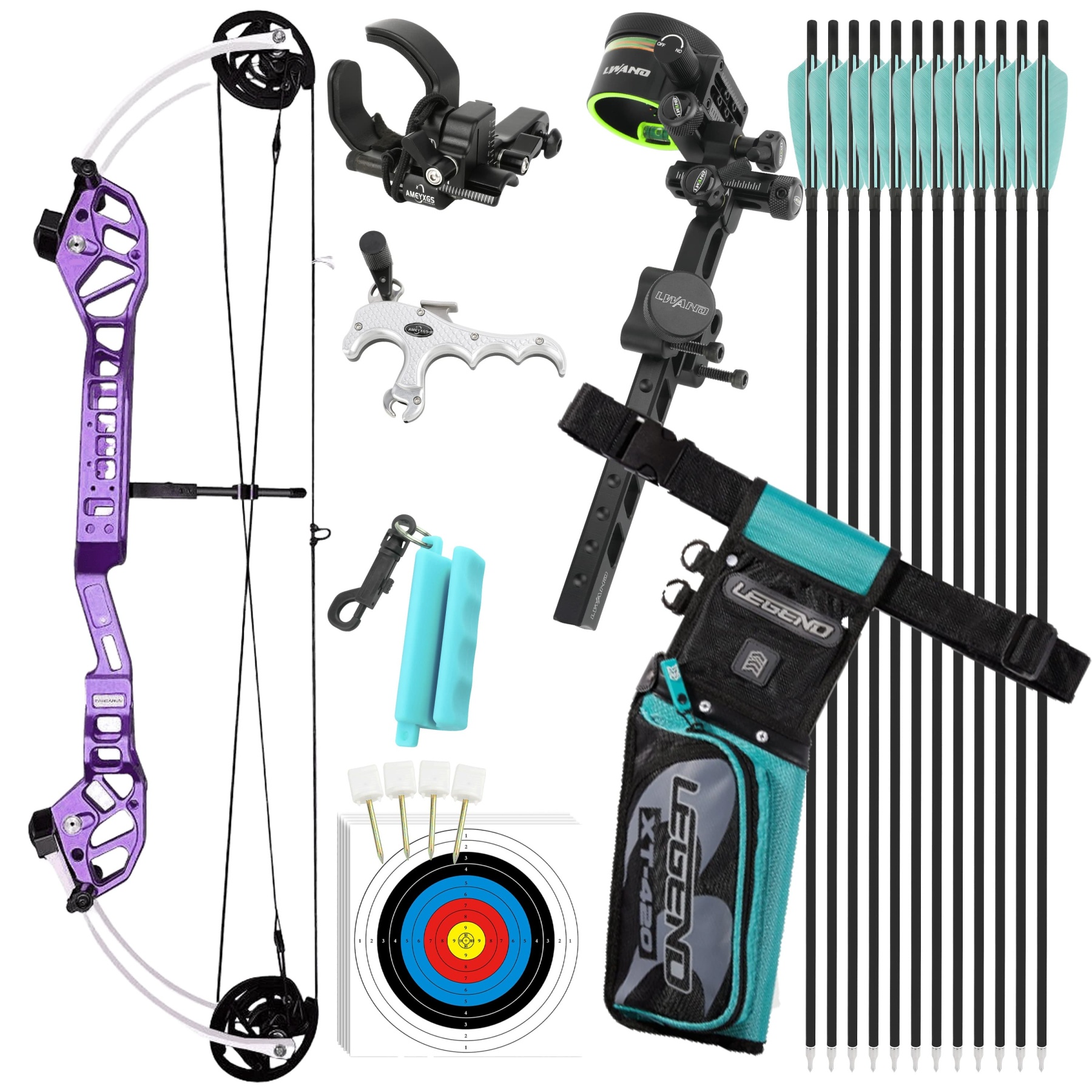 PANDARUS 30-45LBS Competitive Compound Bow Archery Shooiting 