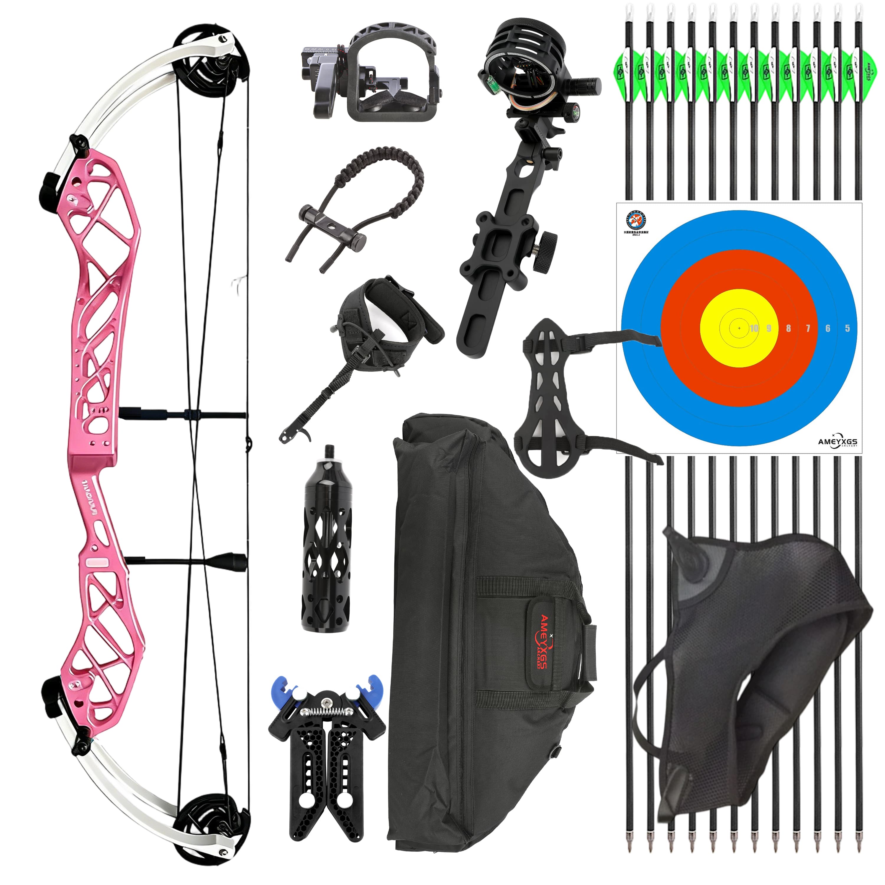 PANDARUS Compound Bow Arrows 50-60lbs Archery Shooting