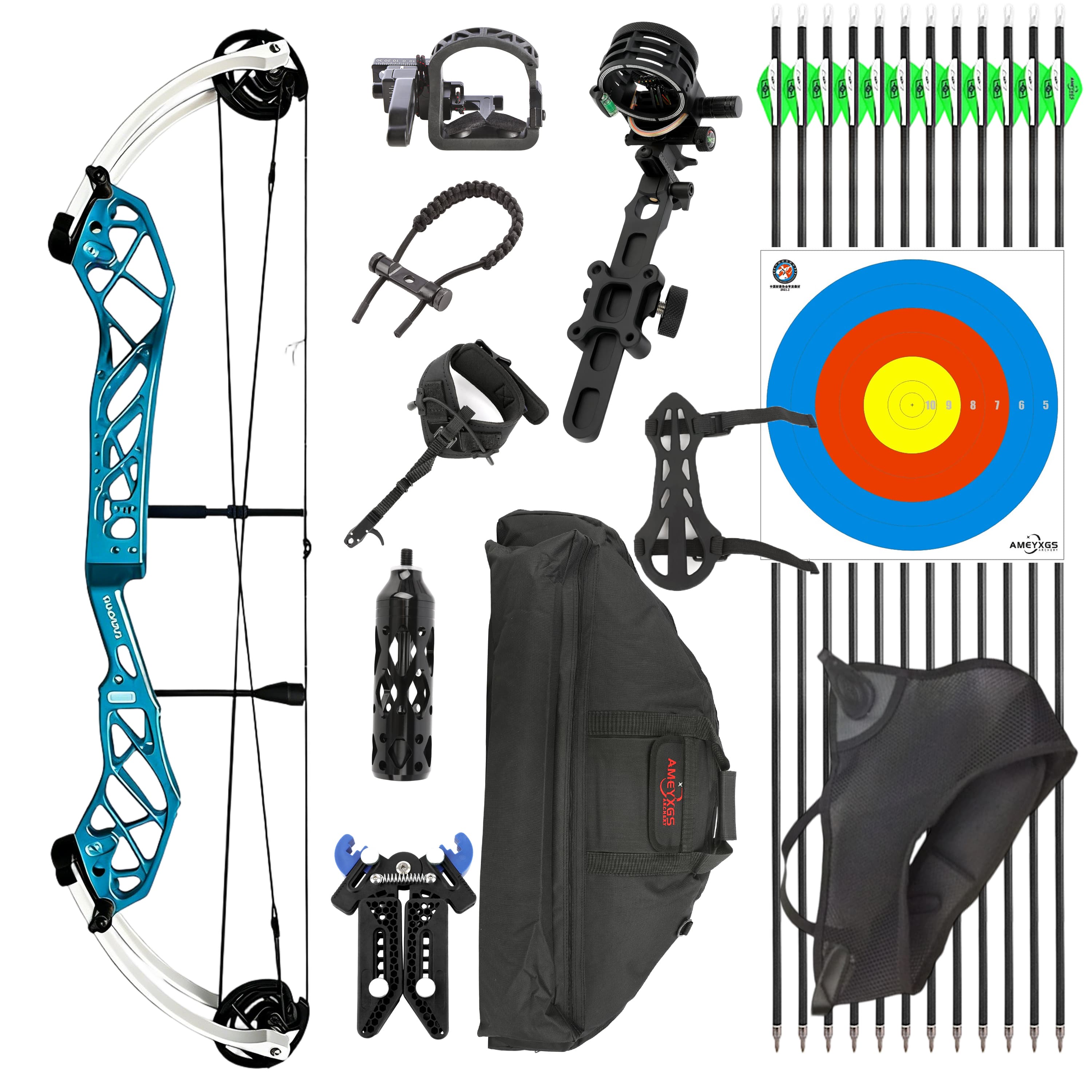 PANDARUS Compound Bow Arrows 50-60lbs Archery Shooting