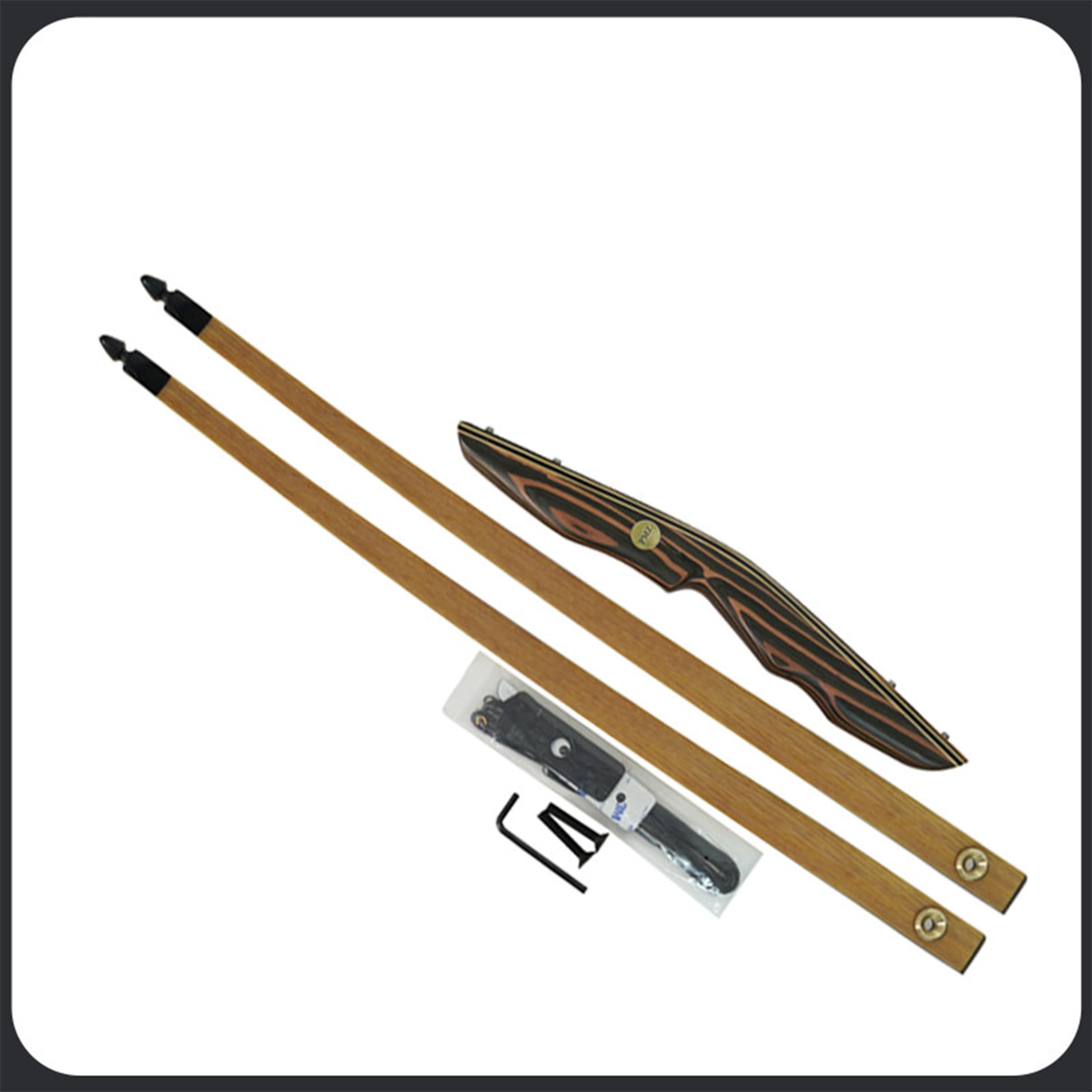 Traditional Long Bow 20-50lbs Archery Handmade Hunting Longbow 