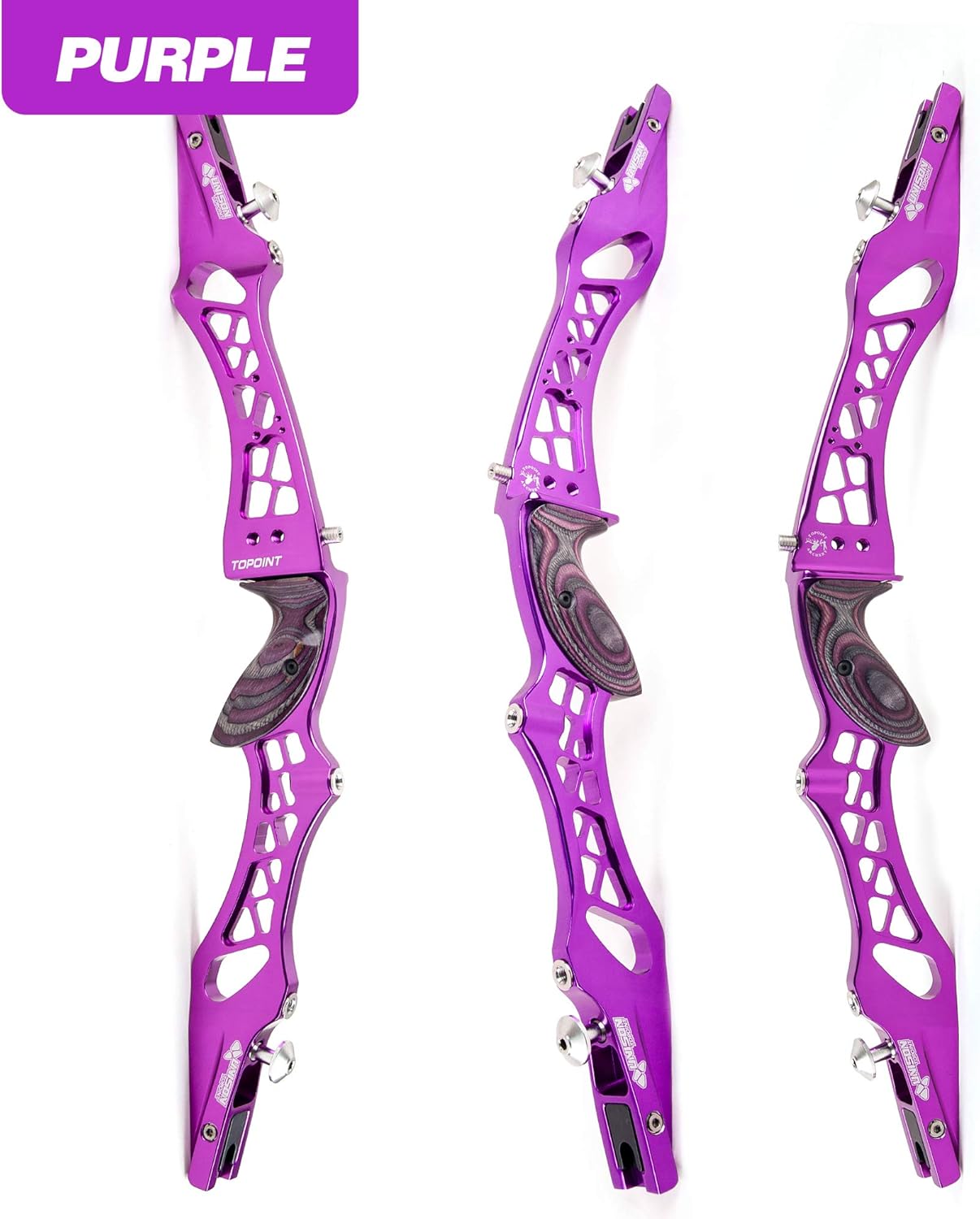 Durable Magnesium Aluminum Alloy ILF Recurve Bow Riser - 25 Inch Right-Handed De