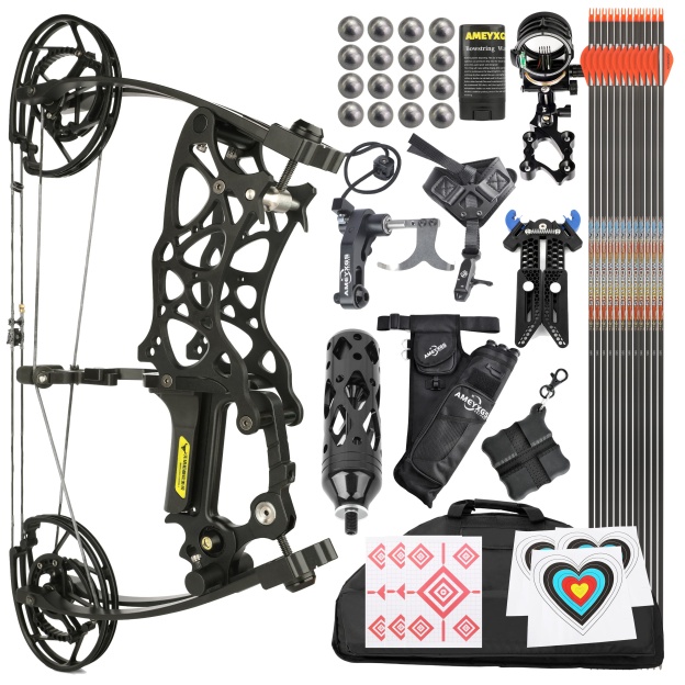 ROBIN KING 201 Dual-Use Compound Bow Arrows & Steel Balls Compact 