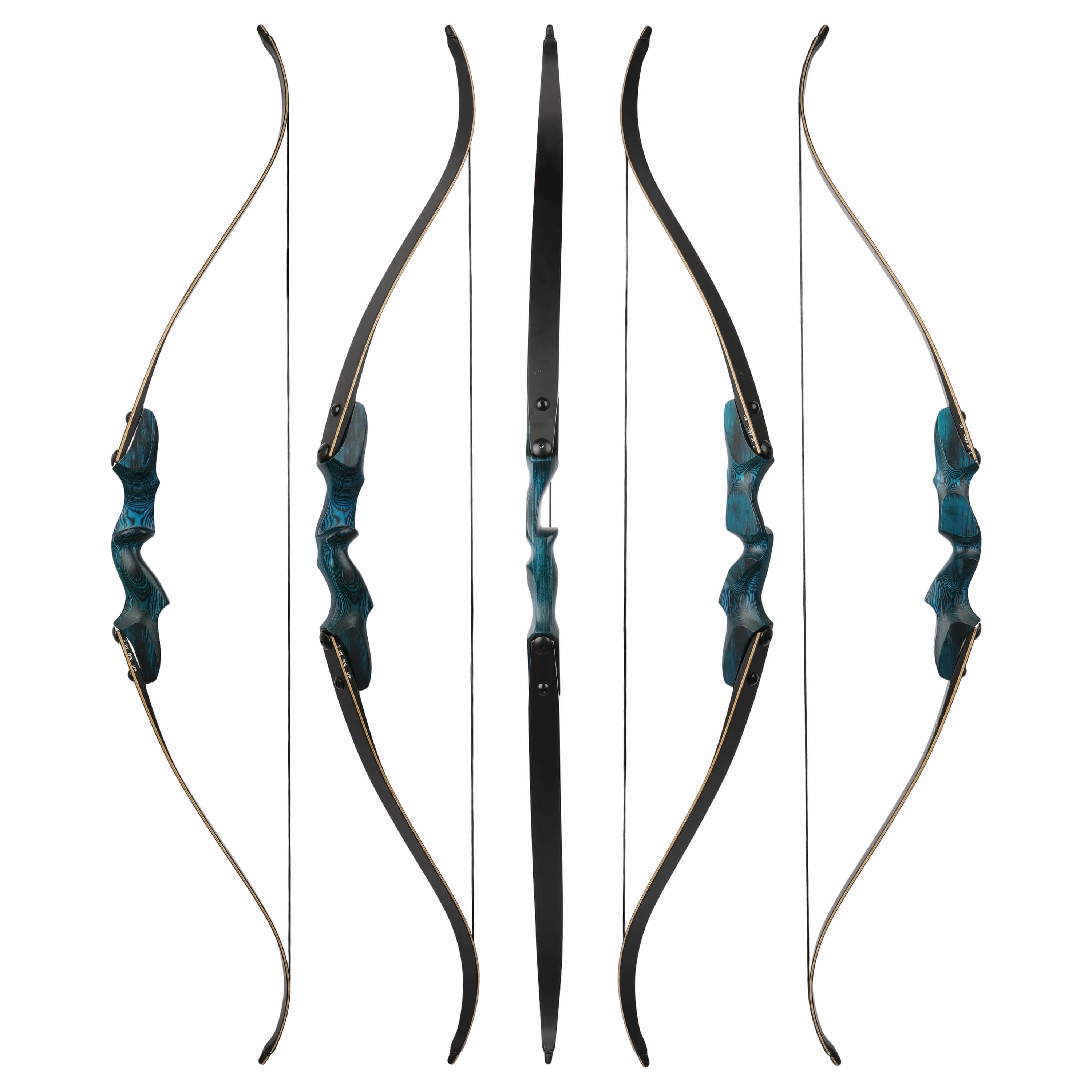 Rock Bear Recurve Bow and Arrows Kit Hunting RH 20-60lbs